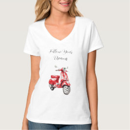 Camiseta Red Moped Follow Dreams