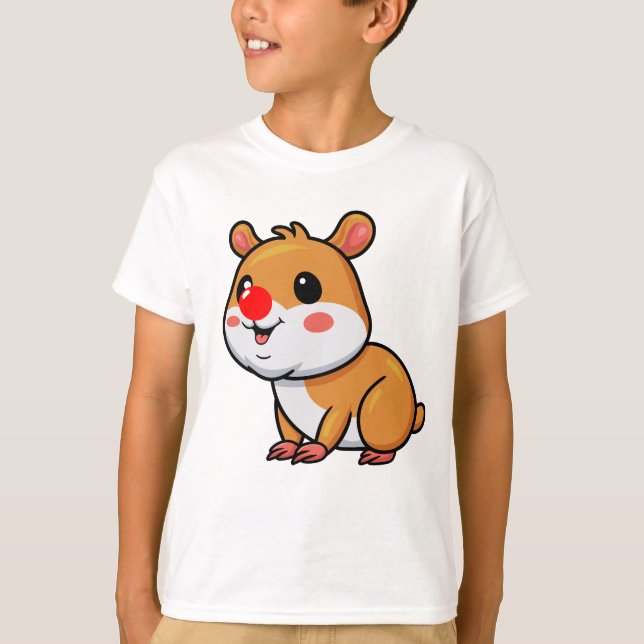 Camiseta Red Nose Hamster Funny Day 2025 (Frente)