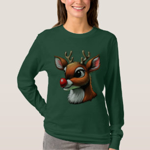 Camiseta Red Nose Reindeer