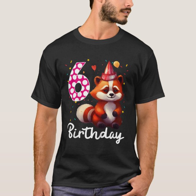 Camiseta Red Panda 6 I M 6 (Frente)