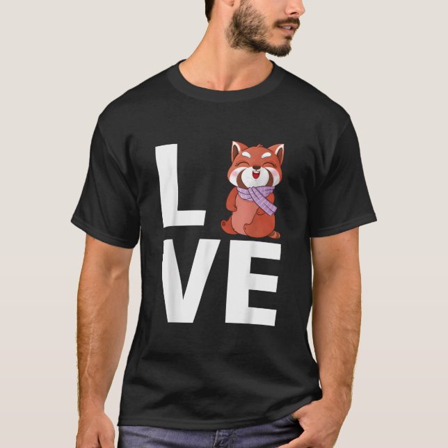 Camiseta Red Panda Animal Red Panda (Frente)