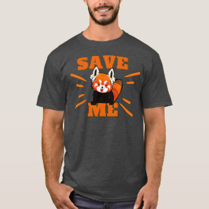 Camiseta Red Panda Conservation Me Save