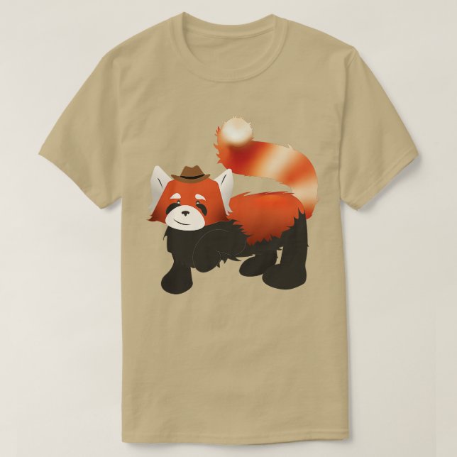 Camiseta Red Panda Detetive 2 (Frente do Design)