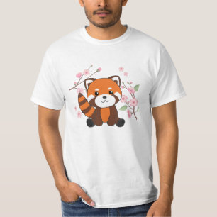 Camiseta Red Panda Doce Animais Para Kawaii Kawaii