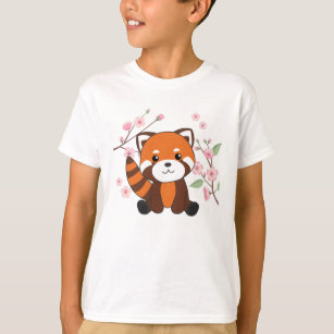 Camiseta Red Panda Doce Animais Para Kawaii Kawaii