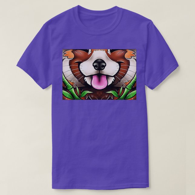 Camiseta Red Panda Face 3 (Frente do Design)