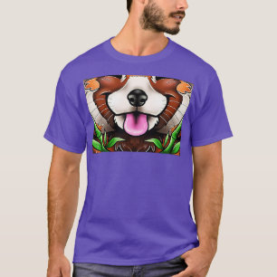 Camiseta Red Panda Face 3