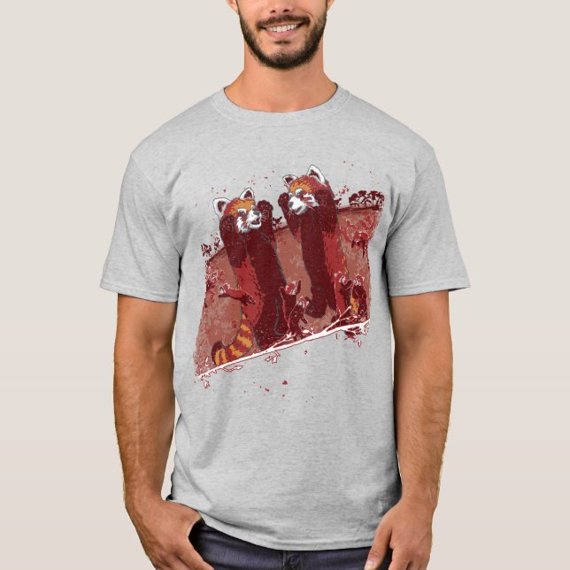 Camiseta Red Panda Fury (Frente)