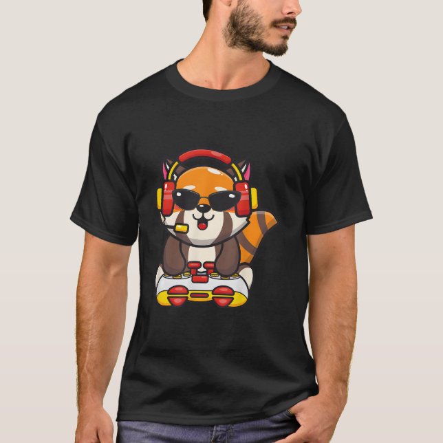 Camiseta Red Panda Gamer Red Pandas Animal (Frente)