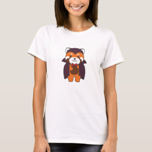 Camiseta Red Panda Halloween Fora do Vampiro do Diabo