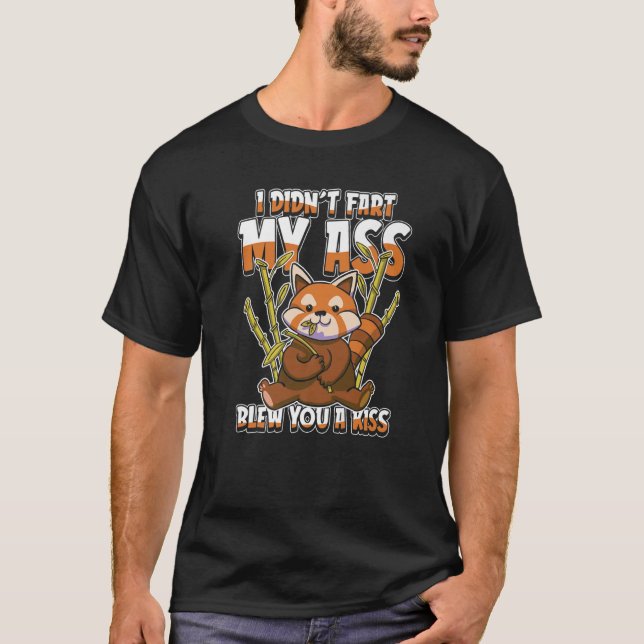 Camiseta Red Panda Humorous Eu Arranjei Minha Bumbum Te Exp (Frente)