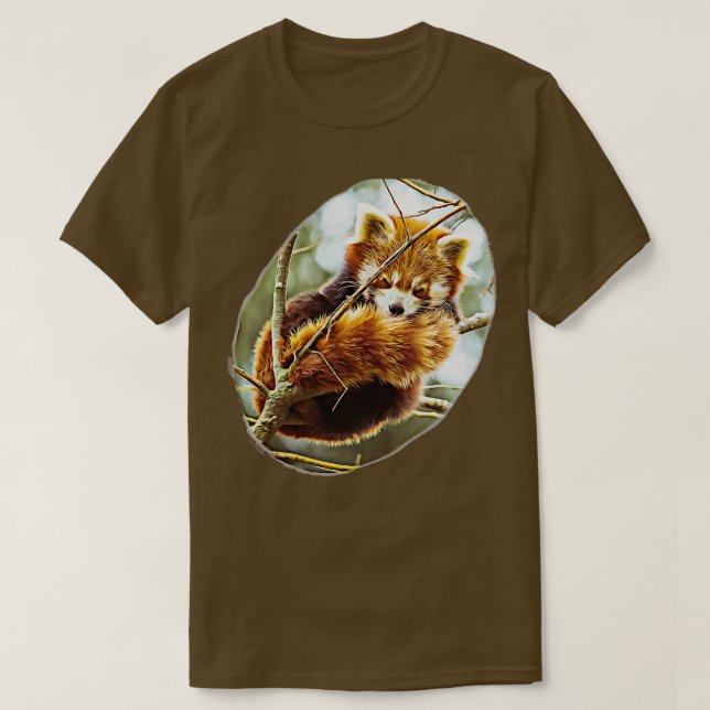 Camiseta Red Panda I (Frente do Design)