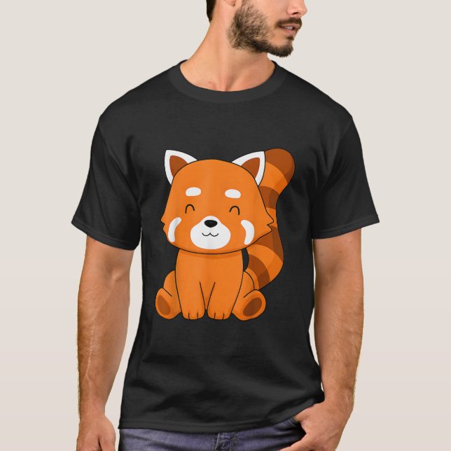 Camiseta Red Panda Kawaii Red Panda Red Panda (Frente)