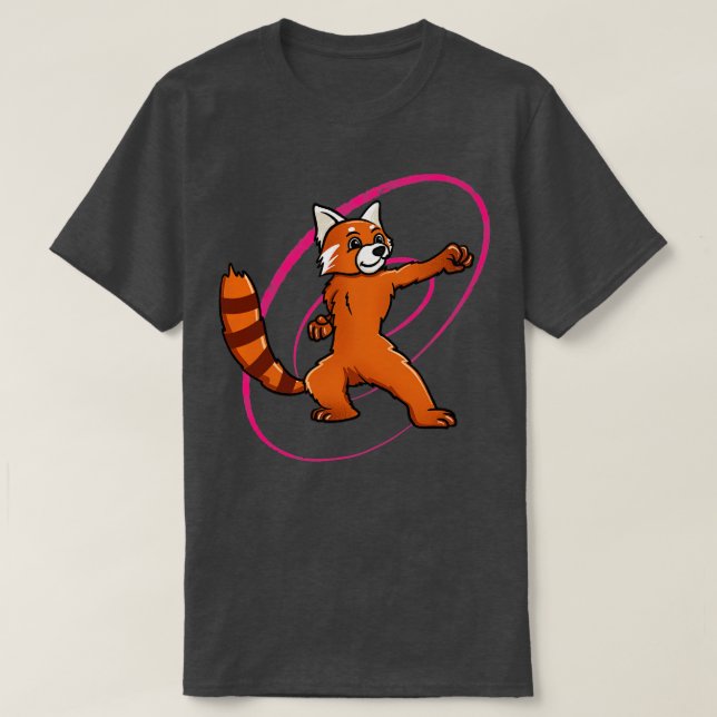 Camiseta Red Panda Kung Fu (Frente do Design)