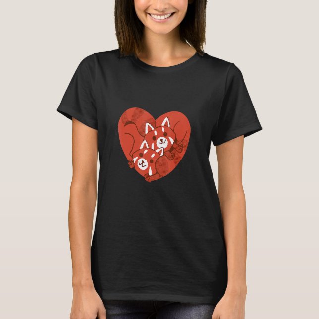 Camiseta Red Panda Love Pandas Cuecas Bears (Frente)