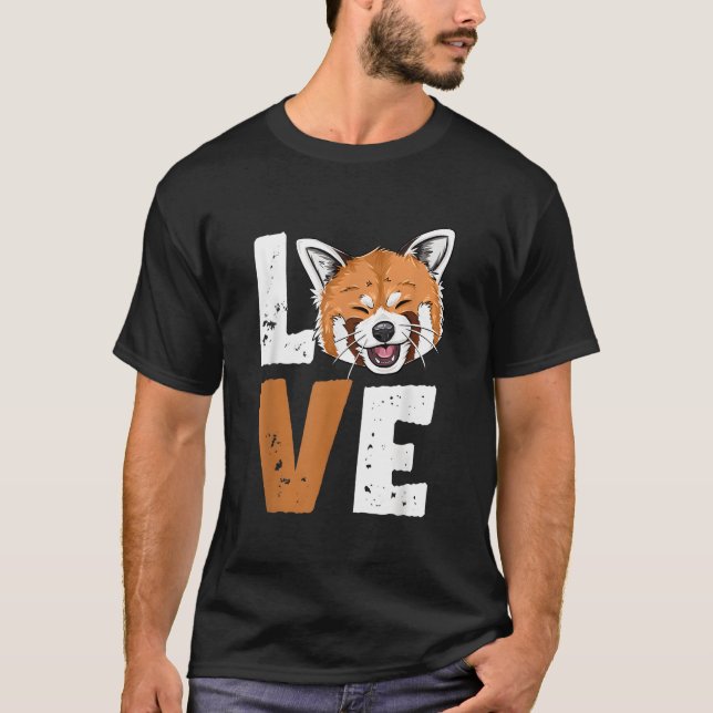 Camiseta Red Panda Love Red Panda (Frente)