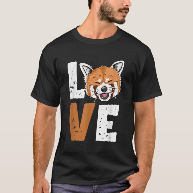 Camiseta Red Panda Love Red Panda (Frente)