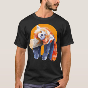 Camiseta Red Panda Men Red Panda Lover Graphic Red P