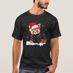 Camiseta Red Panda Natal Luz Santa Hábito