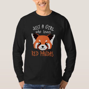 Camiseta Red Panda Plushie Red Panda Tail Rua Vermelha Cuja