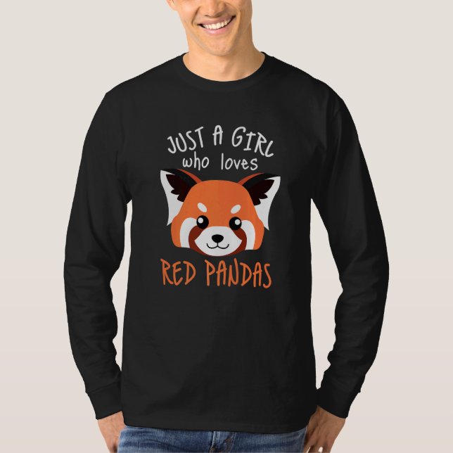 Camiseta Red Panda Plushie Red Panda Tail Rua Vermelha Cuja (Frente)