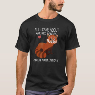 Camiseta Red Panda Quote Legal Panda Vermelha