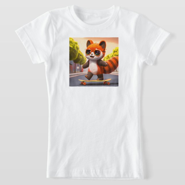 Camiseta Red Panda Rides T Shirt (Postura )
