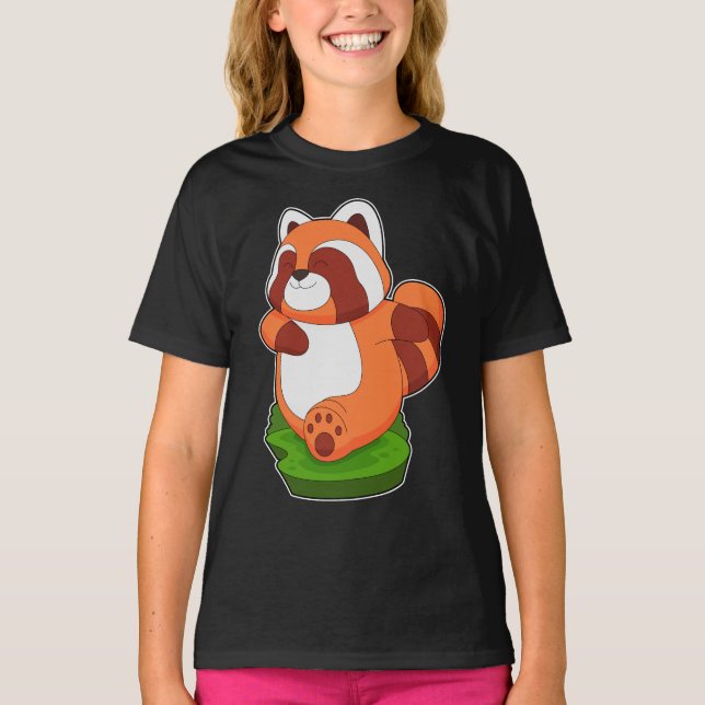 Camiseta Red Panda Runner Esportes Correntes (Frente)