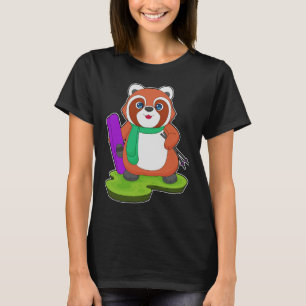 Camiseta Red Panda Skier Ski