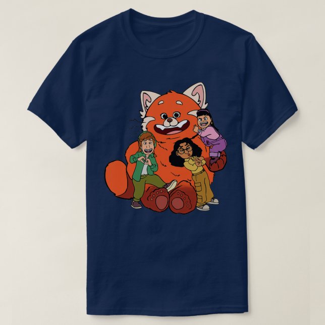 Camiseta Red Panda TURNING RED (Frente do Design)