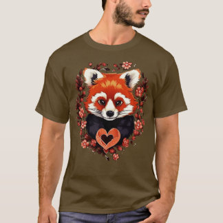 Camiseta Red Panda Valentine Day