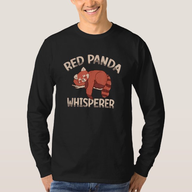 Camiseta Red Panda Whisperer Zookeeper Zoogoer Wildlife (Frente)