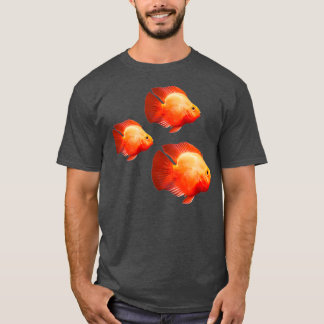 Camiseta Red Parrot Cichlids Aquarium Fish Keeping Gift