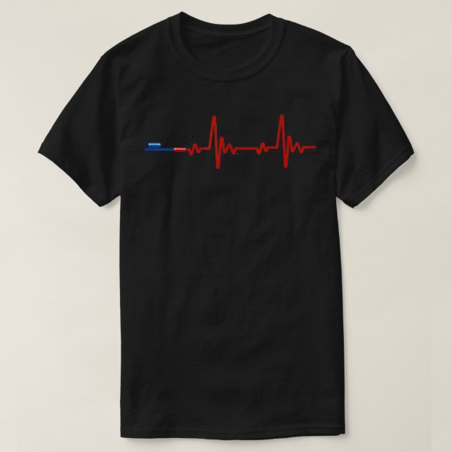 Camiseta Red Pill Heartbeat Eleições Republicanas Conservad (Frente do Design)