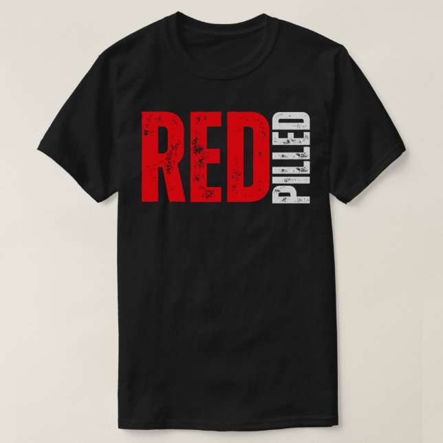 Camiseta Red Pilled (Frente do Design)
