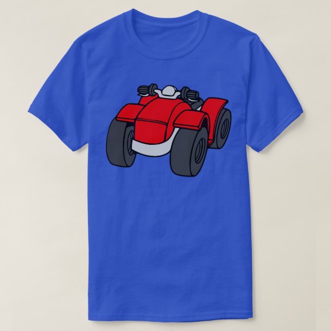 Camiseta Red Quad Bike ATV (Frente do Design)