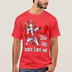 Camiseta Red Ribbon Week Drug Free Looks Like This 27234922
