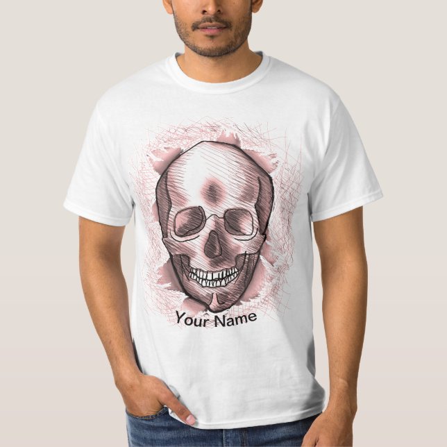 Camiseta Red Ripper Skull (Frente)