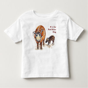 Camiseta Red River Hog para bebês e crianças