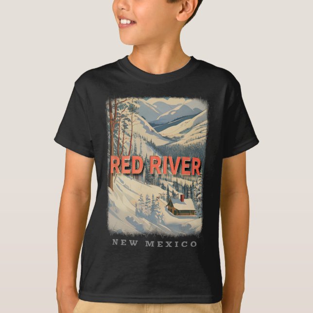 Camiseta Red River New Mexico Nm Skiing Extravaganza Sd778 (Frente)