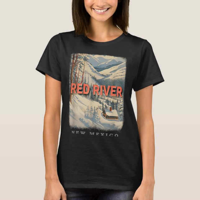 Camiseta Red River New Mexico Nm Skiing Extravaganza Sd778 (Frente)