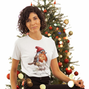 Camiseta Red Robin Natal, personalizável