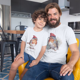 Camiseta Red Robin Natal, personalizável