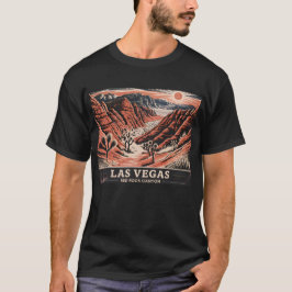 Camiseta Red Rock Canyon Las Vegas Viagens vintage retrô WP