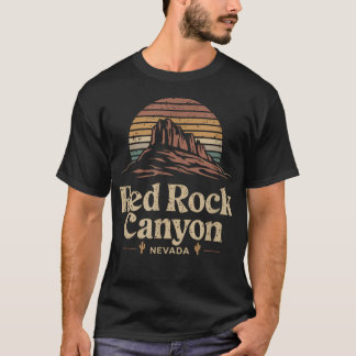 Camiseta Red Rock Canyon - Retro Red Rock Canyon