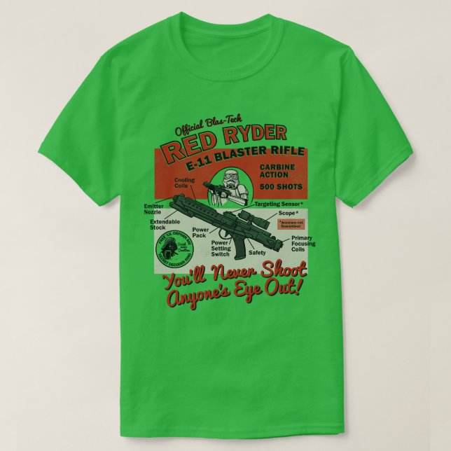 Camiseta Red Ryder Blaster (Frente do Design)