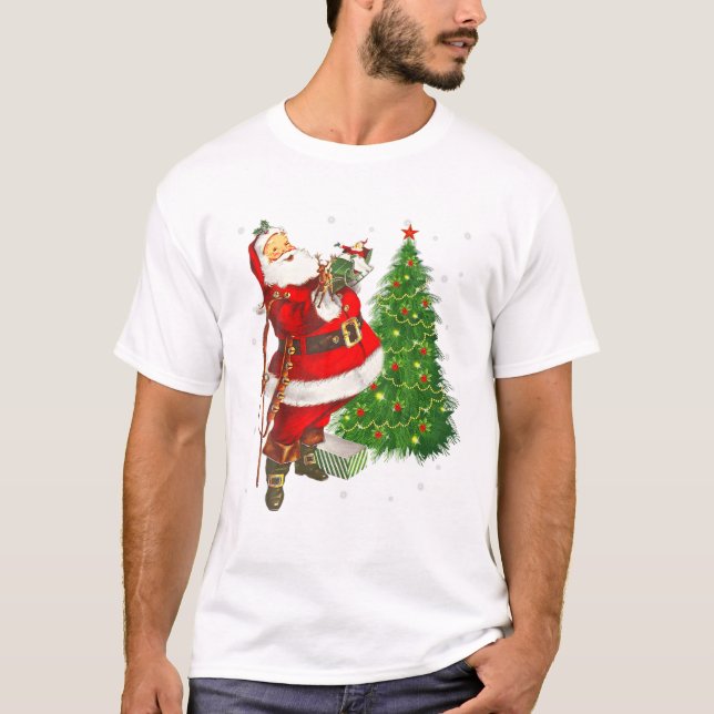 Camiseta Red Santa Claus Red Christmas (Frente)