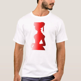 Camiseta Red Silhouette 1800 Fashion Inglaterra Mulher 1