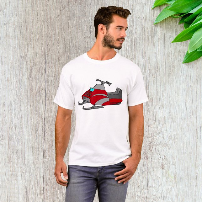 Camiseta Red Snow Mobile (Criador carregado)