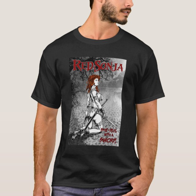 Camiseta Red Sonja II Baseball Capa (Frente)